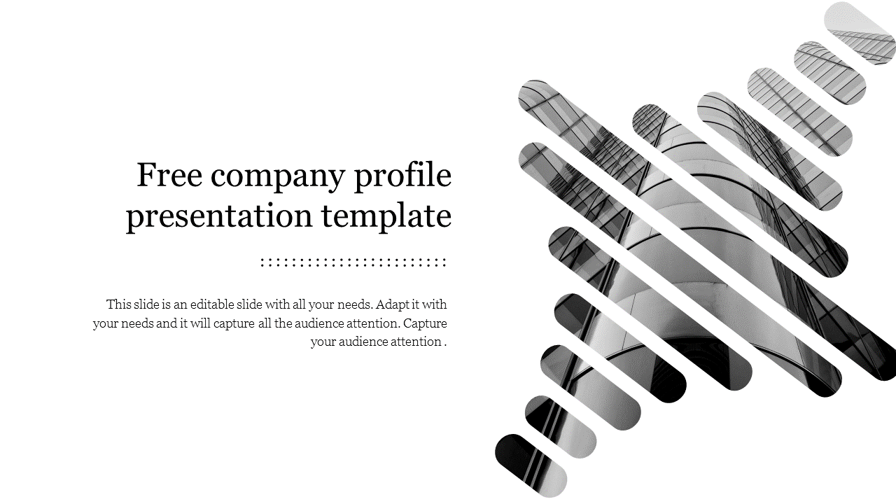 free company profile presentation template